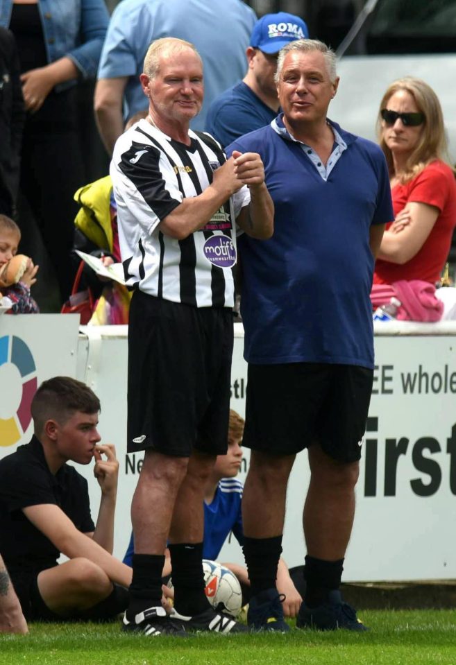  Paul Gascoigne is subbed 15 minutes into the first half but made a second appearance after the break