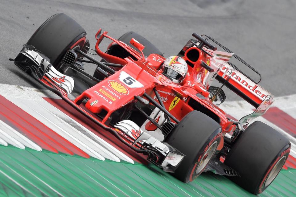  Sebastian Vettel finished in second as his lead over Lewis Hamilton increases