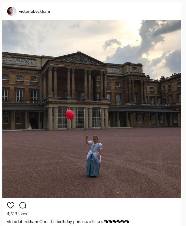  What the hell happened to a piece of cake and pin the tail on the donkey when it comes to your kids' parities - clearly not enough for Harper Beckham, who celebrated with tea at Buck Palace