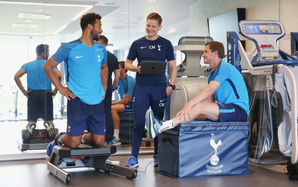  Pre-season training has already started for Spurs ahead of their match against Paris Saint-Germain on July, 23