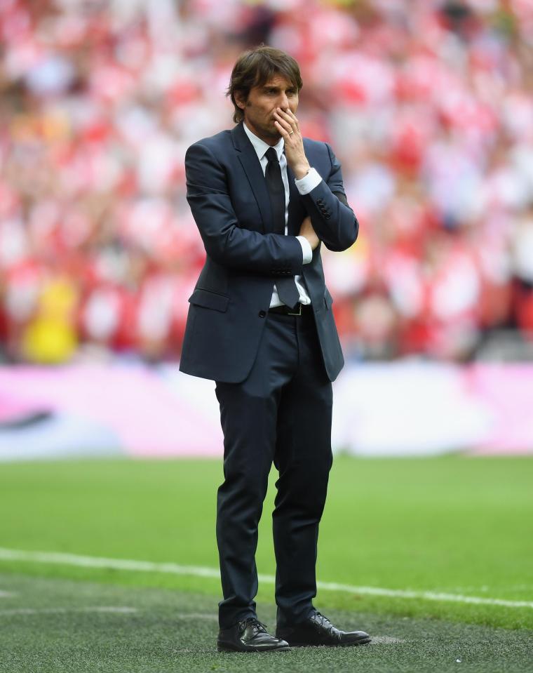  Antonio Conte has suffered a frustrating transfer window so far at Chelsea