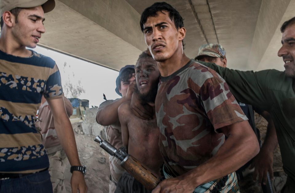  The man was pulled from the rubble of Mosul's Old City