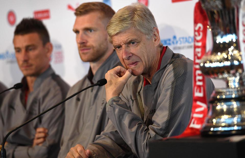  Arsene Wenger was speaking during the Arsenal pre-season press conference in Sydney