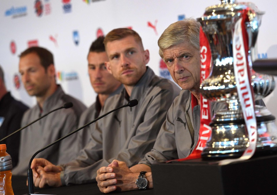 Arsene Wenger was talking to the media for the first time this pre-season