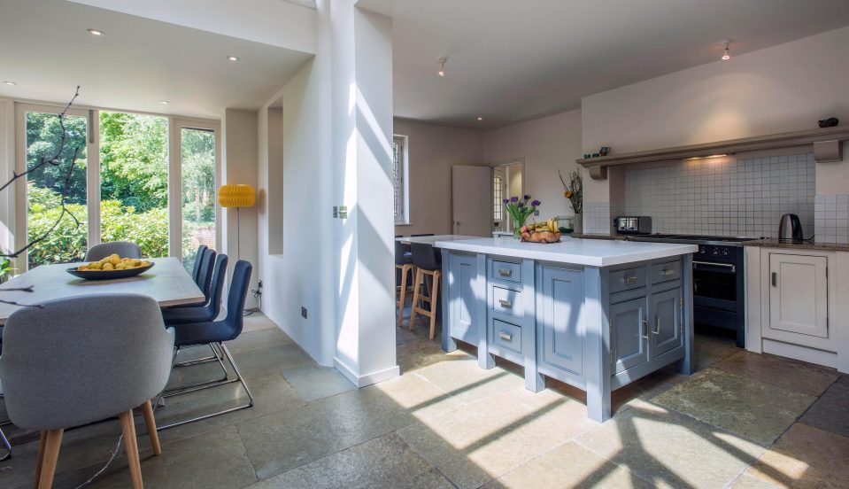  On the ground floor there is a bright and spacious kitchen-diner