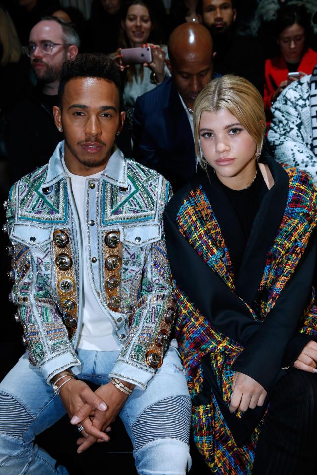  Lewis Hamilton was rumoured to be dating model Sofia Richie