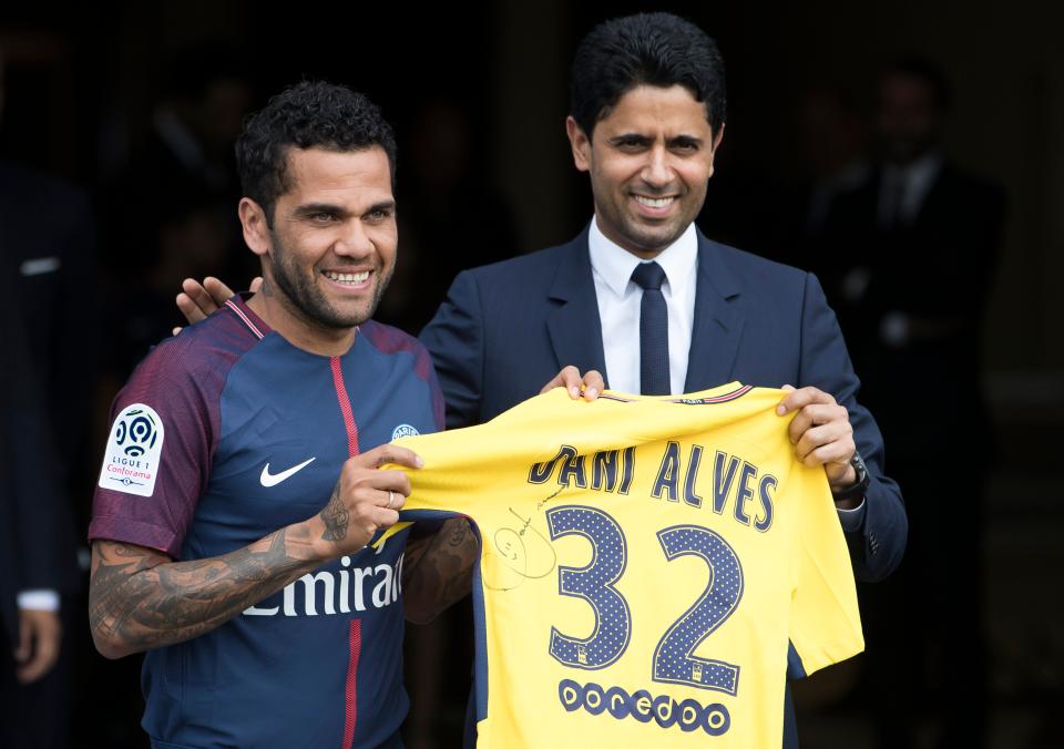  PSG have already completed the signing of Brazilian Dani Alves this summer