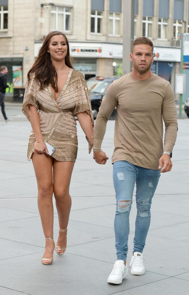  The Love Island stars were seen enjoying a romantic meal together in Manchester