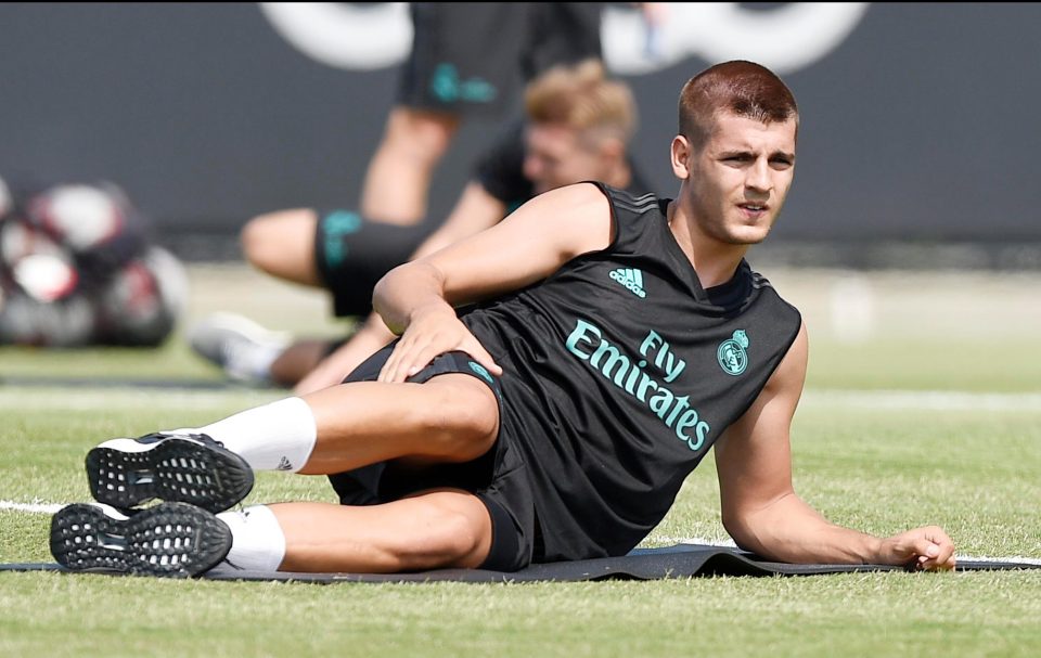  Morata is with Real Madrid on pre-season training in Los Angeles