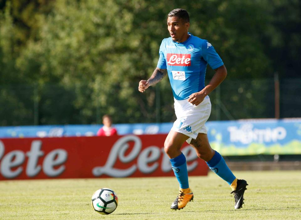  Napoli midfielder Allan is being tracked by Newcastle, Southampton and West Brom