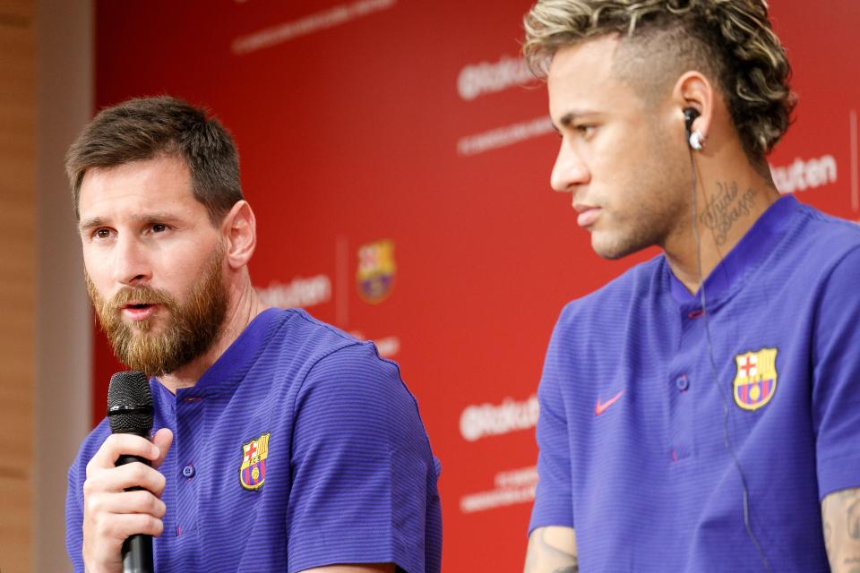  Neymar is believed to be wanting to step out of Lionel Messi's shadow at Barcelona