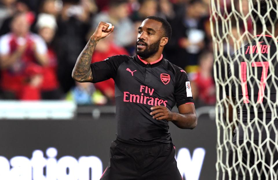  Alexandre Lacazette is most recent French player to sign for Arsenal