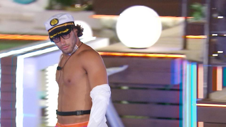  Kem Cetinay got the Love Island girls all hot and flustered as the boys each performed a saucy striptease on tonight's show