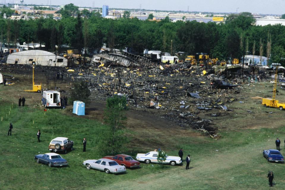  All on board died an the crash put paid the reputation of the DC-10 jet