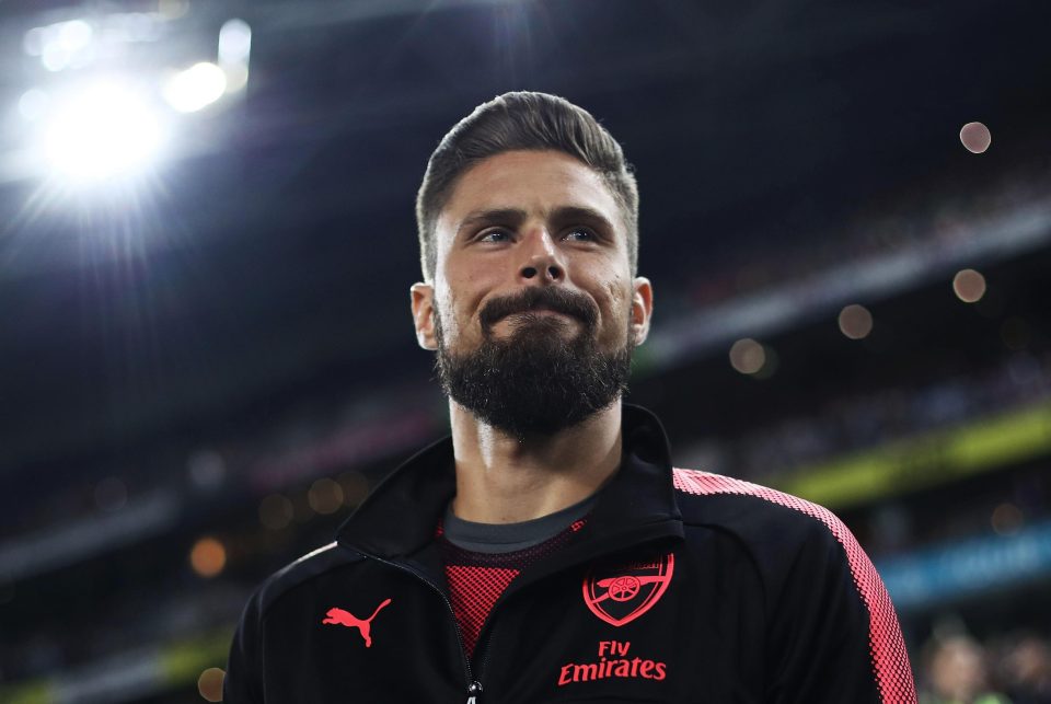  Olivier Giroud looks to be leaving Arsenal this summer