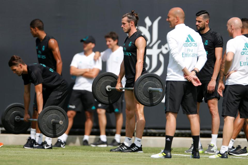  Real Madrid started pre-season training in Los Angeles on Friday