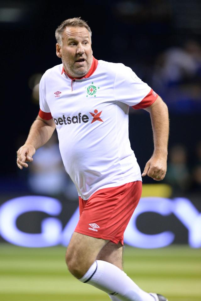  Paul Merson starring for England at the Star Sixes