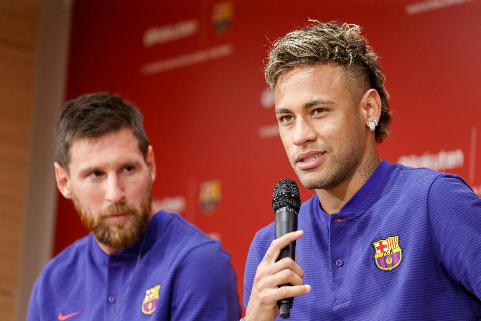  Neymar is keen to step out of Lionel Messi's shadow