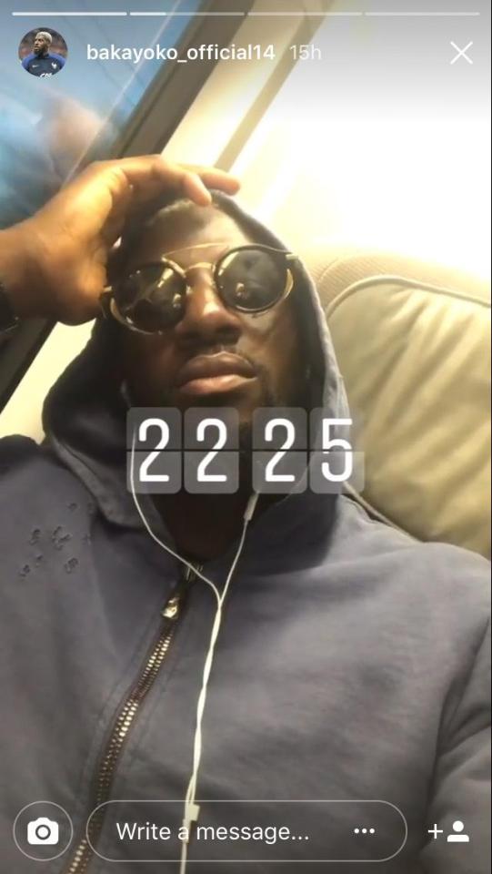  Tiemoue Bakayoko has kept fans up to speed on his move to Chelsea via social media