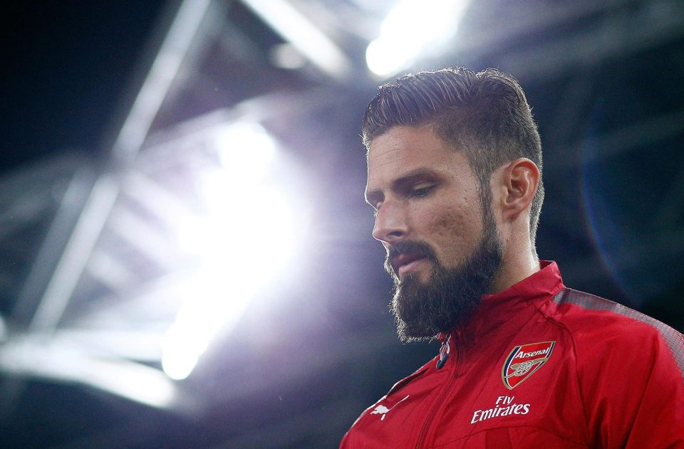  Olivier Giroud is linked with Everton, West Ham and Marseille