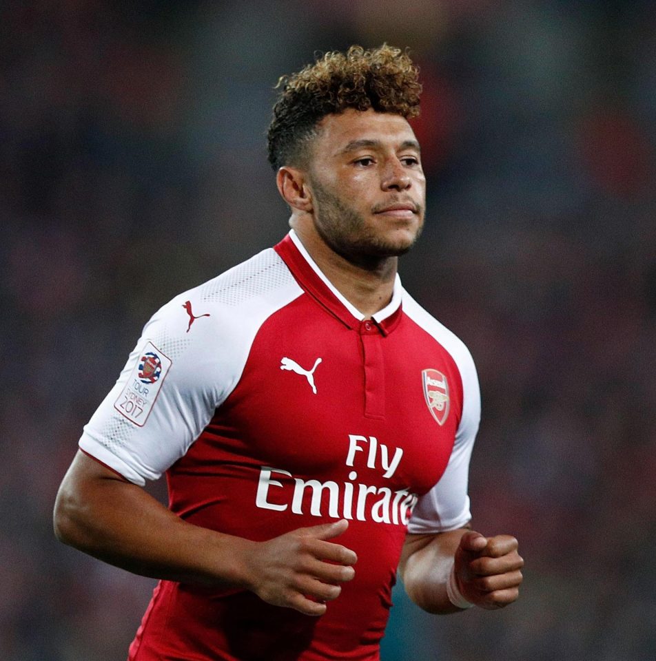  Alex Oxlade-Chamberlain has been linked with a move to Arsenal's big London rivals Chelsea