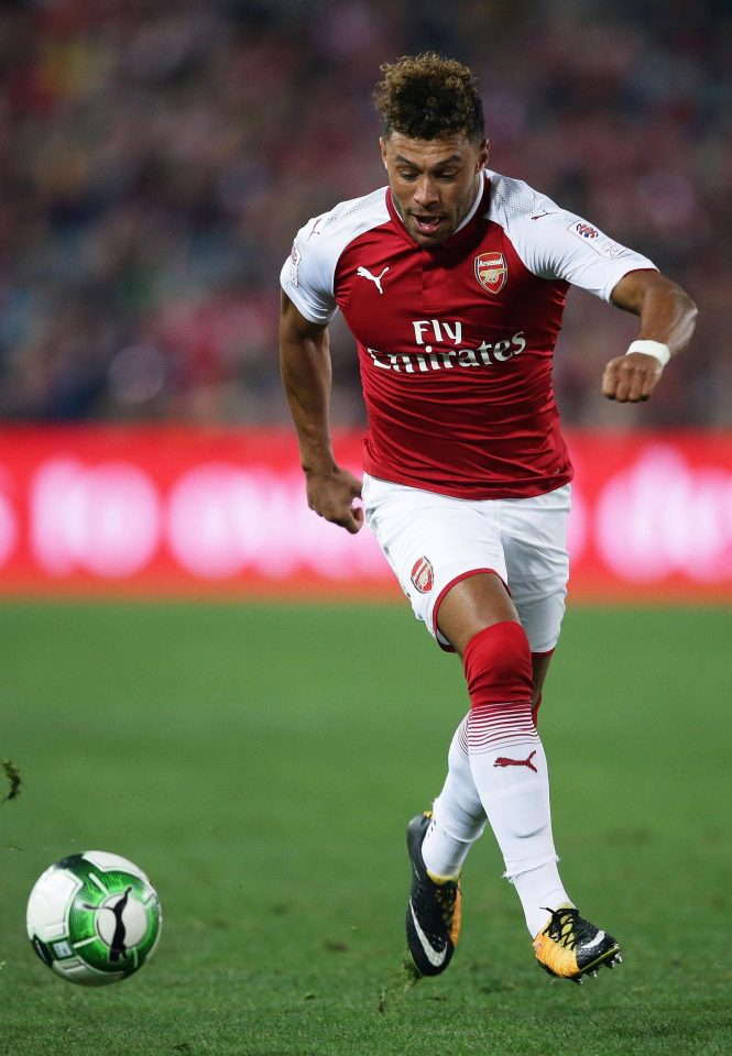  Alex Oxlade-Chamberlain has looked sharp in pre-season for the Gunners, but could be making an exit