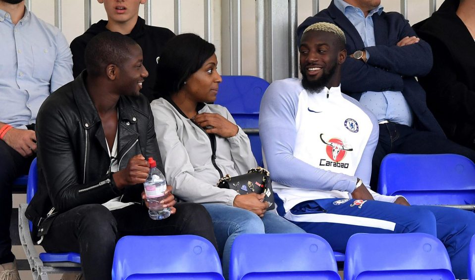  Tiemoue Bakayoko watched from the stands as Chelsea beat Fulham 8-2