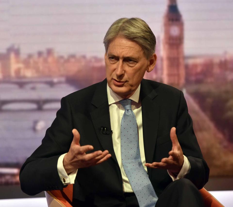  Philip Hammond says the transitional period will last 'a couple of years'