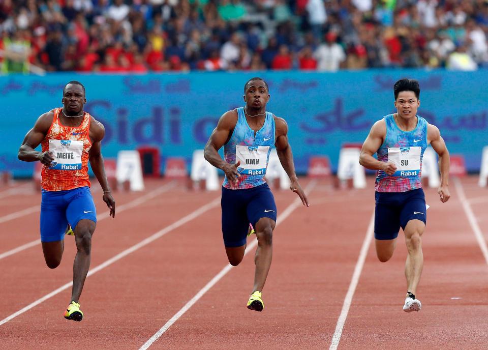  CJ Ojah dipped under ten seconds lasty week when he won the Diamond League 100m in Morocco