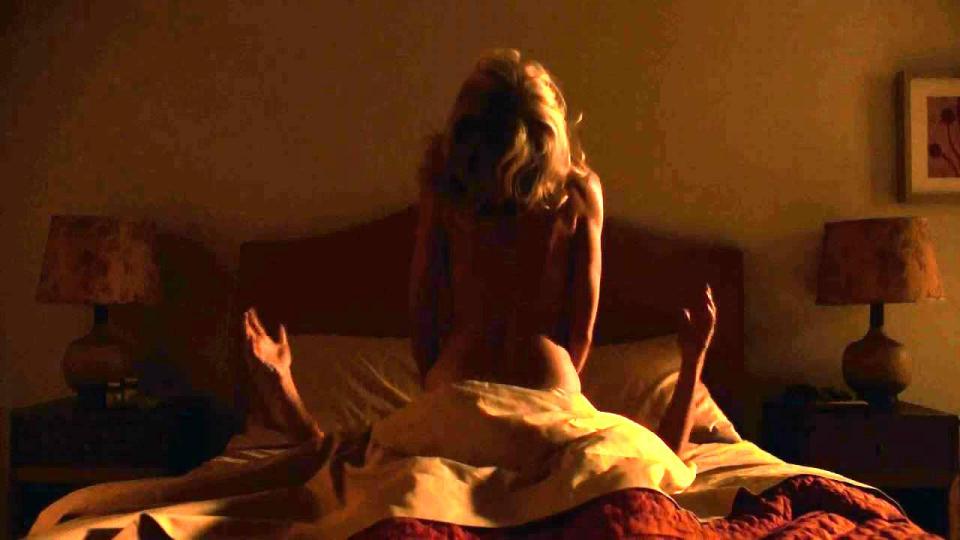  In episode ten, Naomi goes naked in the scene as she straddles Kyle in bed