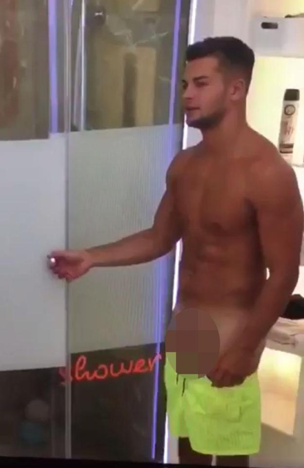  Footage of Chris walking in the villa with his penis out has been leaked online