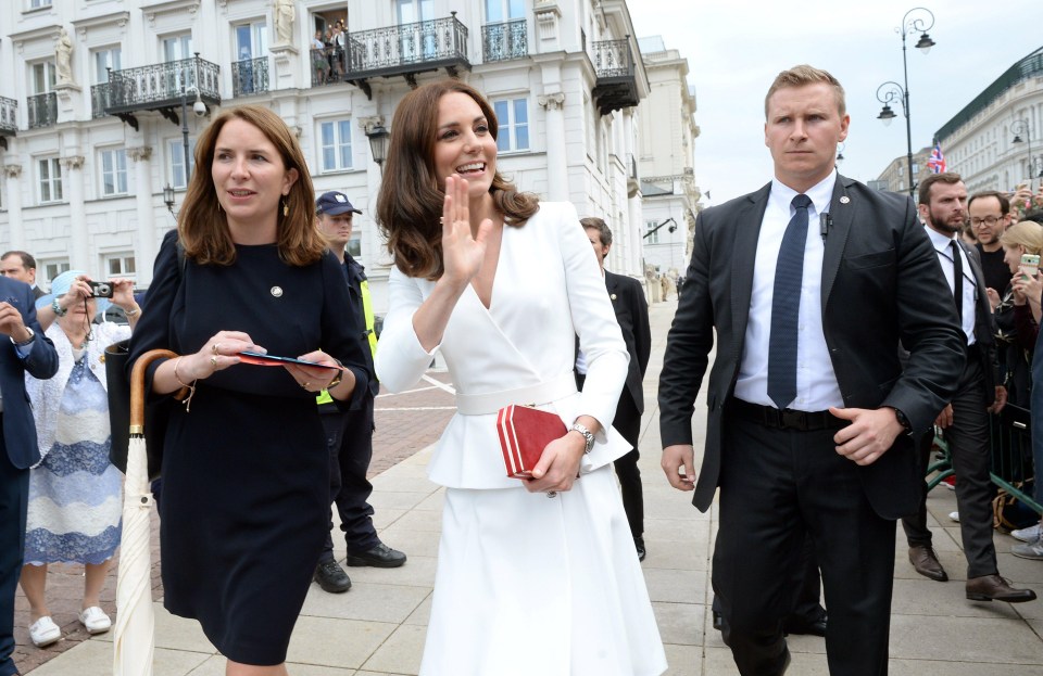  The charm offensive begins in Poland as the Duke and Duchess of Cambridge are cheered by crowds