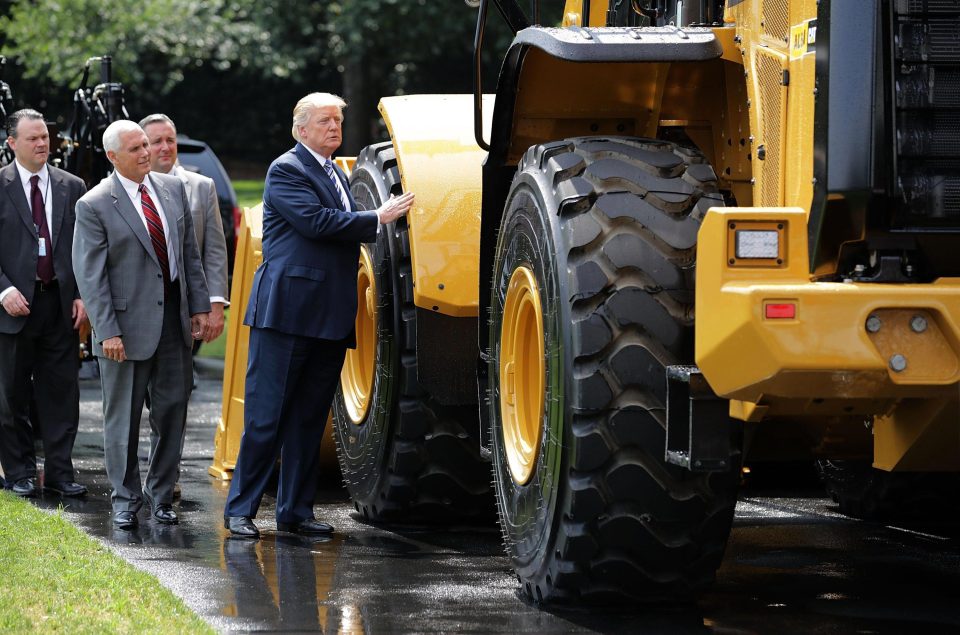  You're in such good shape ... the president has a feel of a well-made digger