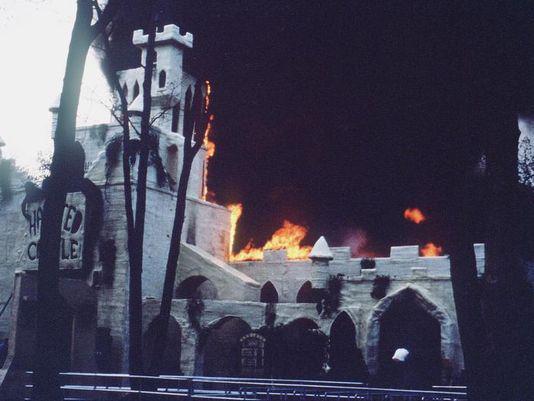  A fire ripped through the Haunted Castle at Six Flags on May 11, 1984, killing eight teenagers