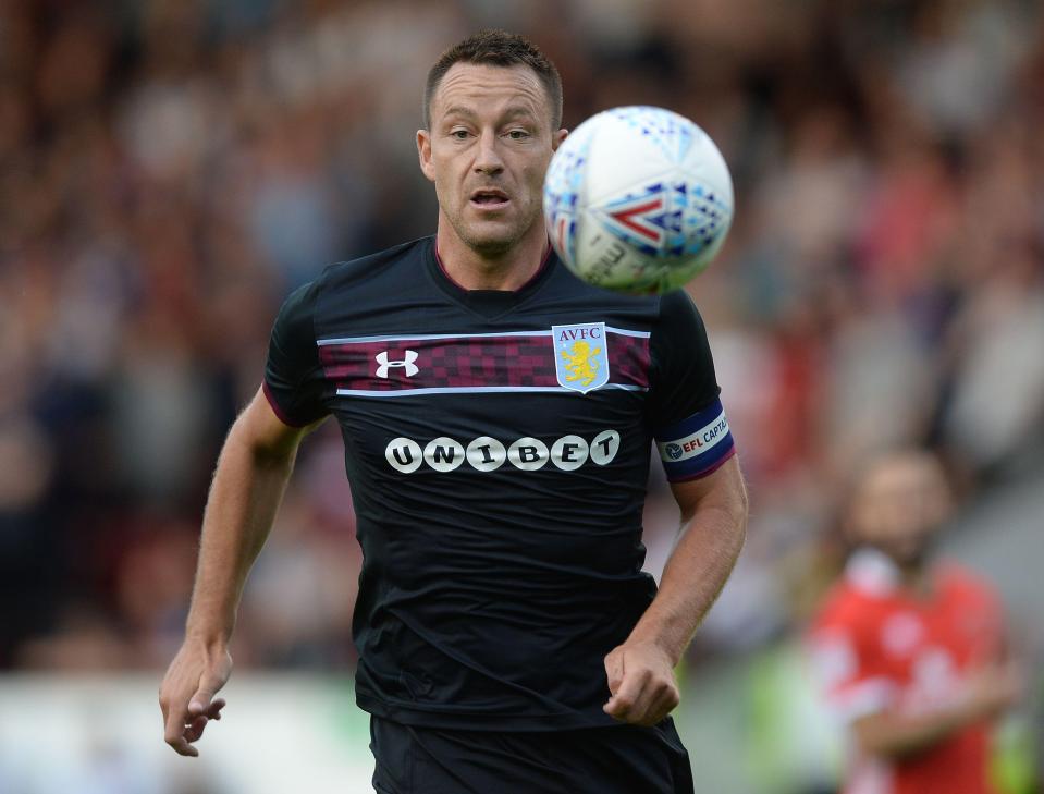  John Terry recently played in the 0-0 preseason draw with Walsall