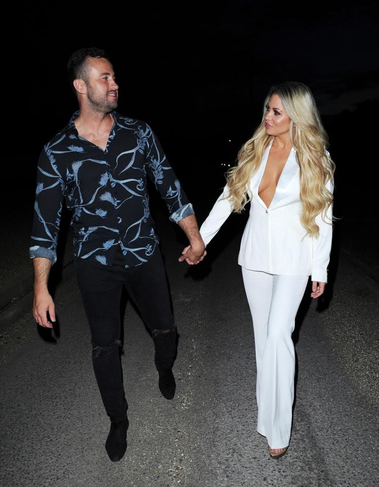  Bianca Gascoigne and CJ Meeks confirmed their romance was back on with a loved-up night out in Essex