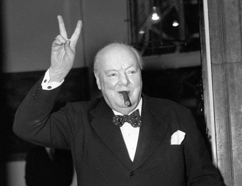 Wartime PM Winston Churchill