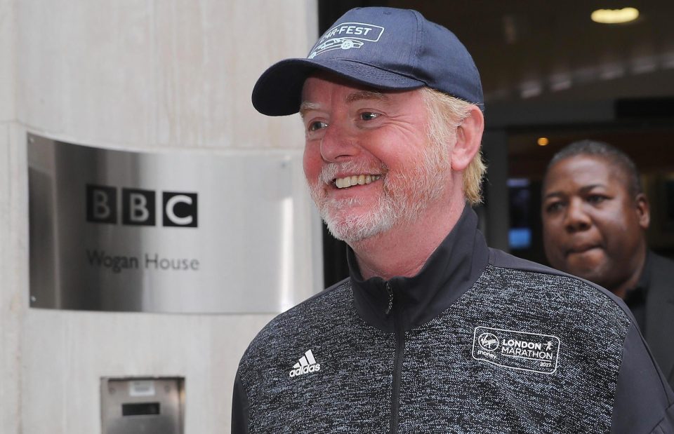  Chris Evans, 51, was shown to be the highest-paid star, raking in up to £2,249,000 last year for his Radio 2 show and Top Gear job