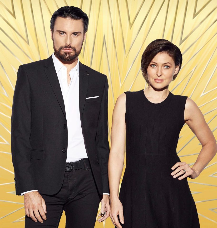  Rylan Clark-Neal and Emma Willis resume their hosting duties for CBB 2017