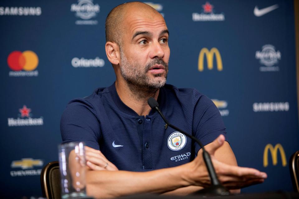  Pep Guardiola is another boss keen to land the 18-year-old striker