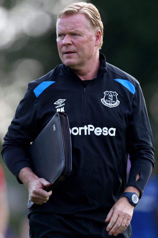  Ronald Koeman will bid to win only Everton's second European trophy