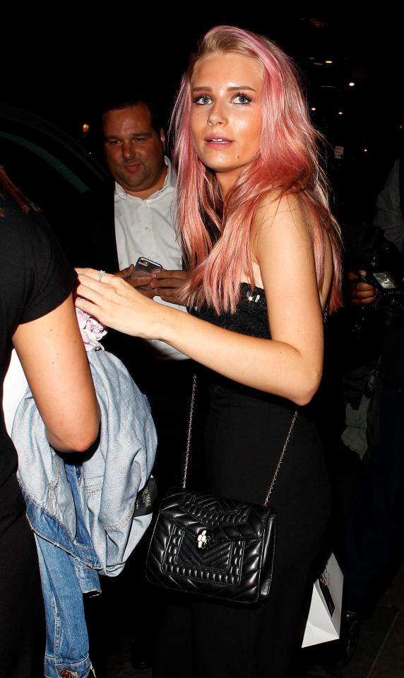  Pink-hued Lottie has put the past behind her