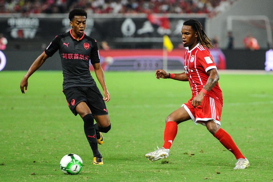  Renato Sanches endured a tricky first season at German side Bayern Munich