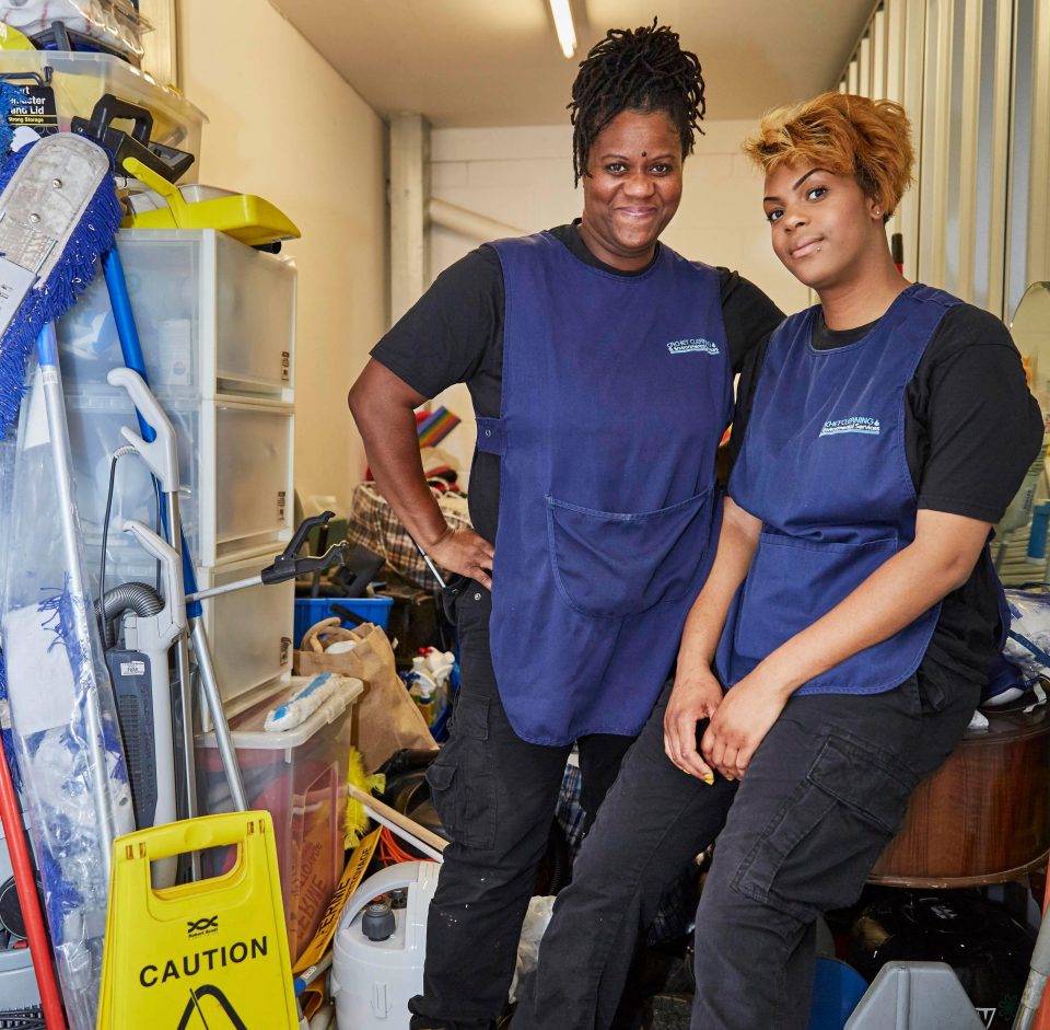  Call The Cleaners extreme cleaning duo, Maxine and Jasmine