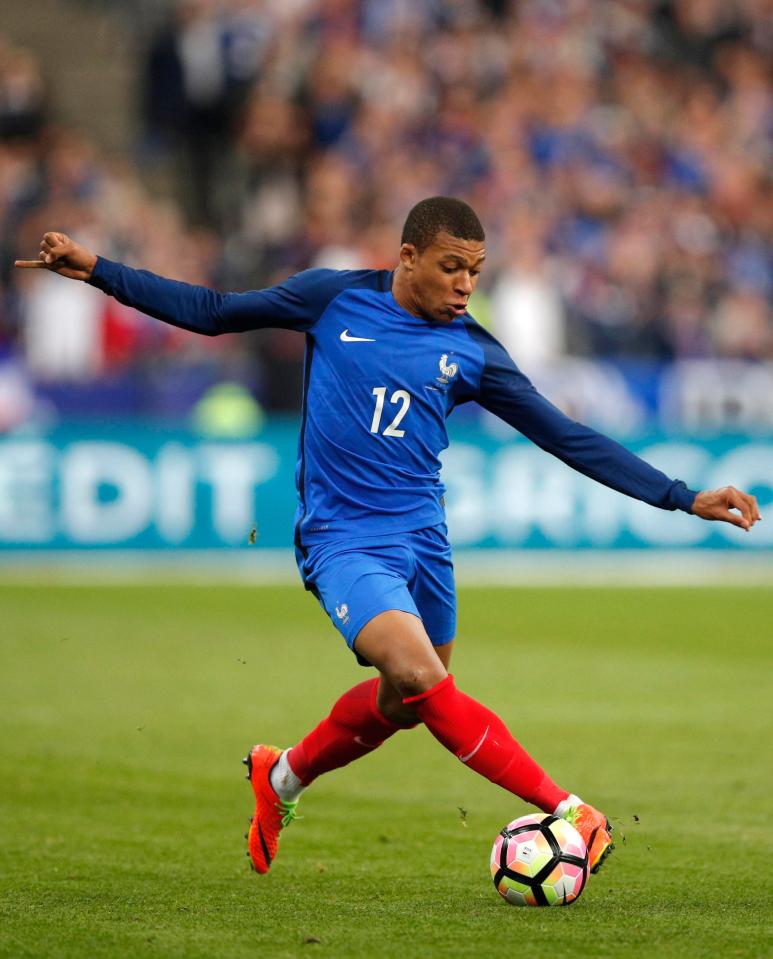  Mbappe has been capped four times by the French national side, but has so far been unable to register his first goal