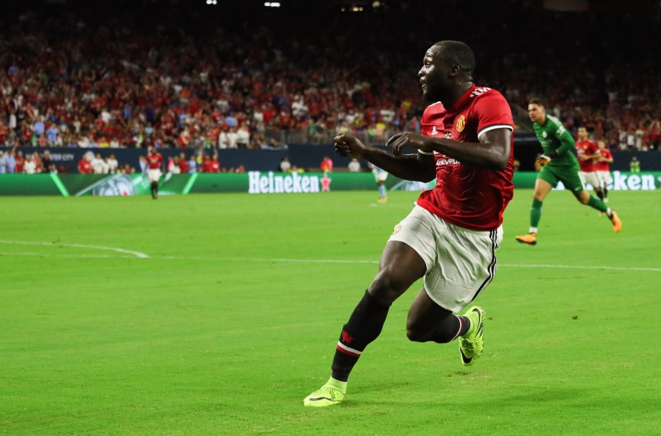  Romelu Lukaku slotted home from a tight angle to give United the lead in Houston