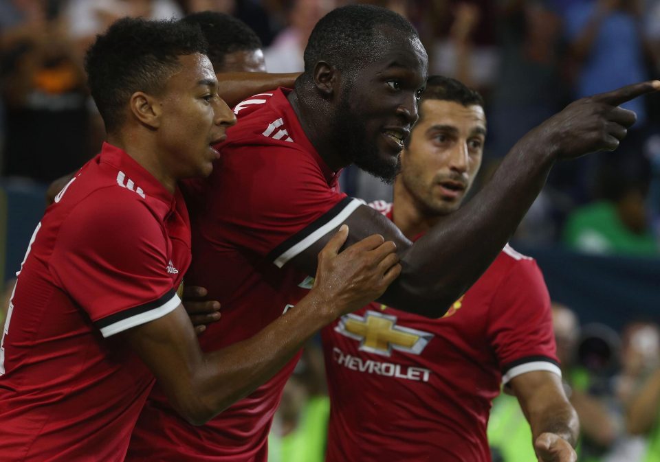  Romelu Lukaku was a constant threat to the Man City defence in another impressive display