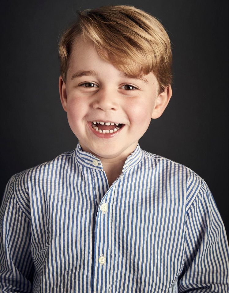  We still can't get over this adorable photo of George, taken to celebrate his fourth birthday