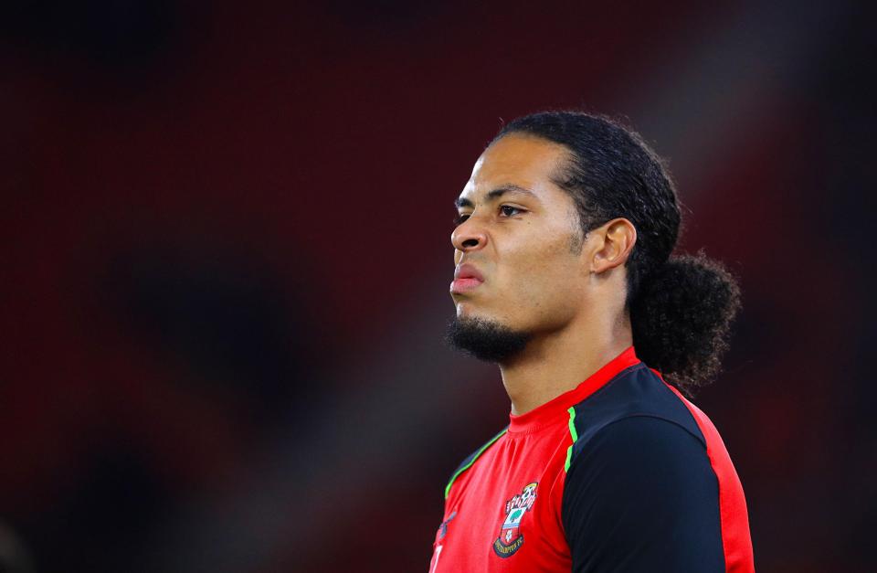  Virgil van Dijk has been left out of Southampton's squad to travel to France