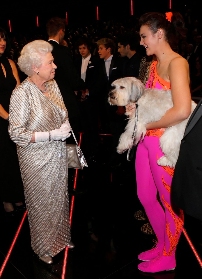 Pudsey even met a royal admirer during an audience with the Queen